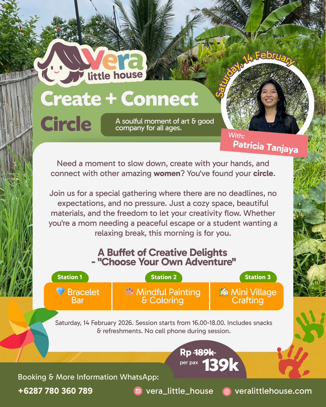 Create + Connect Circle Poster